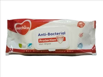 Picture of Mechico Baby Wipes Antibacterial 60s